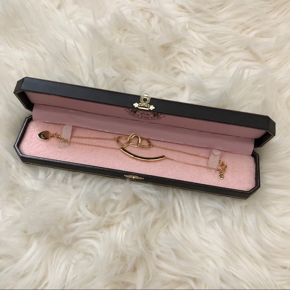 (7”) Elegant Juicy Couture Gold Bracelet in Box